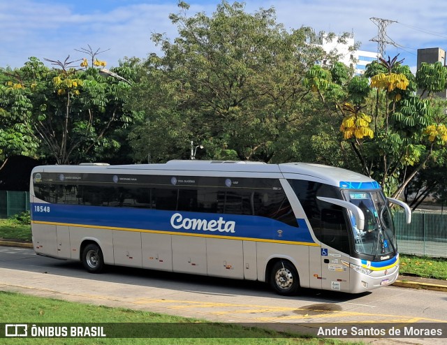 Viação Cometa 18548 na cidade de São Paulo, São Paulo, Brasil, por Andre Santos de Moraes. Número da foto: #12974442.
