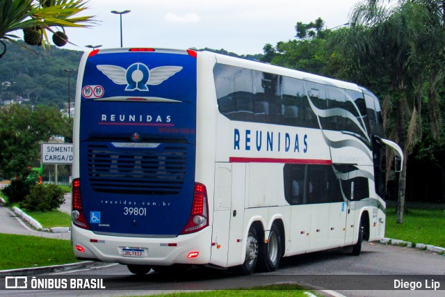 Reunidas Transportes Coletivos 39801 na cidade de Florianópolis, Santa Catarina, Brasil, por Diego Lip. Número da foto: #12974069.