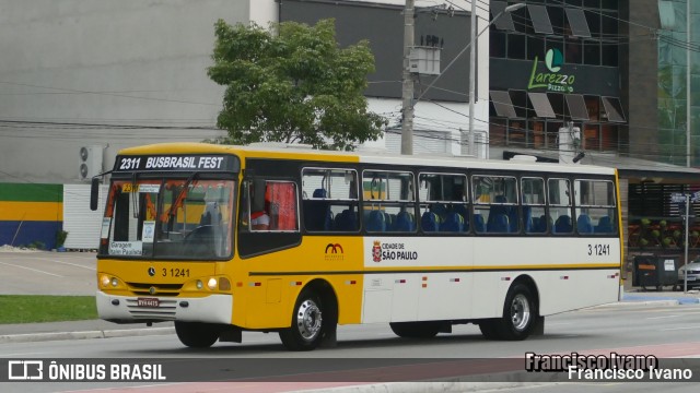 Viação Metrópole Paulista - Zona Leste 3 1241 na cidade de Barueri, São Paulo, Brasil, por Francisco Ivano. Número da foto: #12974866.
