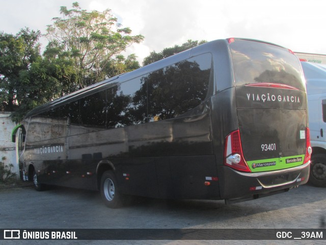 Viação Garcia 93401 na cidade de Curitiba, Paraná, Brasil, por GDC __39AM. Número da foto: #12974398.