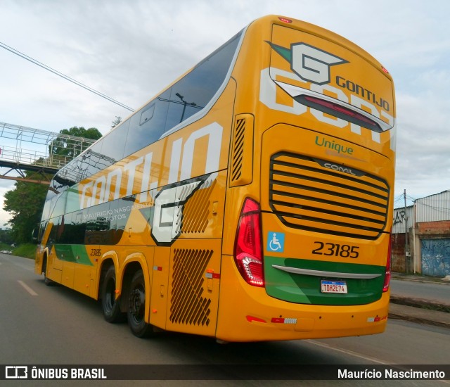 Empresa Gontijo de Transportes 23185 na cidade de Belo Horizonte, Minas Gerais, Brasil, por Maurício Nascimento. Número da foto: #12977900.