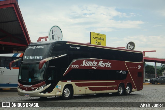 Santa Maria Fretamento e Turismo > Transportes Santa Maria(SP) 3000 na cidade de Ribeirão Vermelho, Minas Gerais, Brasil, por Altair Júnior. Número da foto: #12976543.
