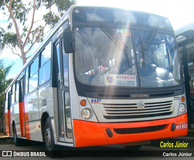 HP Transportes Coletivos 2120 na cidade de Goiânia, Goiás, Brasil, por Carlos Júnior. Número da foto: #12977789.