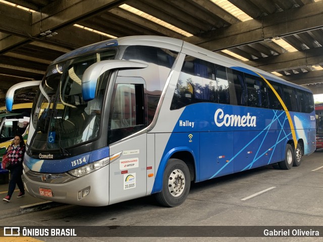 Viação Cometa 15134 na cidade de São Paulo, São Paulo, Brasil, por Gabriel Oliveira. Número da foto: #12976770.