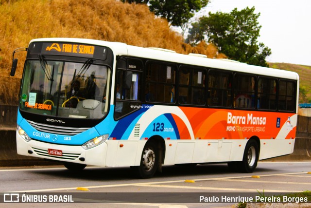 Colitur Transportes Rodoviários 123 na cidade de Barra Mansa, Rio de Janeiro, Brasil, por Paulo Henrique Pereira Borges. Número da foto: #12977419.