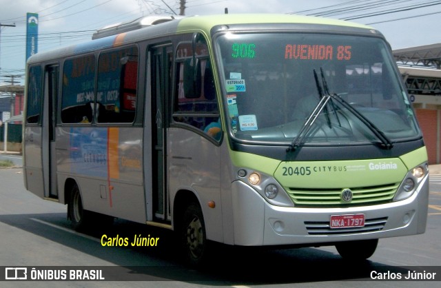 HP Transportes Coletivos 20405 na cidade de Goiânia, Goiás, Brasil, por Carlos Júnior. Número da foto: #12977759.