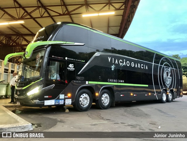 Viação Garcia 98021 na cidade de Londrina, Paraná, Brasil, por Júnior Juninho. Número da foto: #12975684.