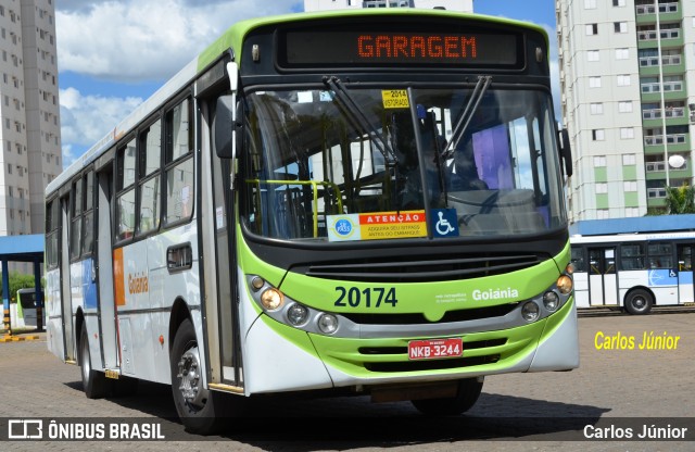 HP Transportes Coletivos 20174 na cidade de Goiânia, Goiás, Brasil, por Carlos Júnior. Número da foto: #12977695.
