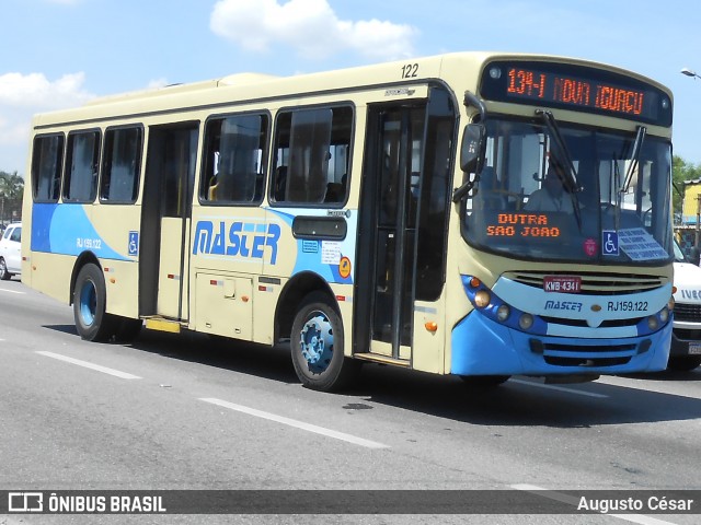 Master Transportes Coletivos de Passageiros RJ 159.122 na cidade de Nova Iguaçu, Rio de Janeiro, Brasil, por Augusto César. Número da foto: #12977483.