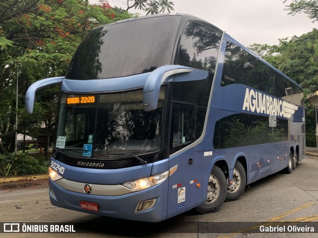 Viação Águia Branca 50240 na cidade de São Paulo, São Paulo, Brasil, por Gabriel Oliveira. Número da foto: #12976643.
