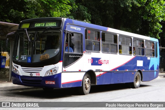 Colitur Transportes Rodoviários 119 na cidade de Barra Mansa, Rio de Janeiro, Brasil, por Paulo Henrique Pereira Borges. Número da foto: #12977384.