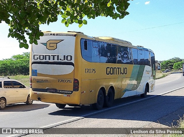 Empresa Gontijo de Transportes 17075 na cidade de Caruaru, Pernambuco, Brasil, por Lenilson da Silva Pessoa. Número da foto: #12977294.