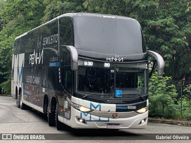 Empresa de Ônibus Nossa Senhora da Penha 60090 na cidade de São Paulo, São Paulo, Brasil, por Gabriel Oliveira. Número da foto: #12976752.