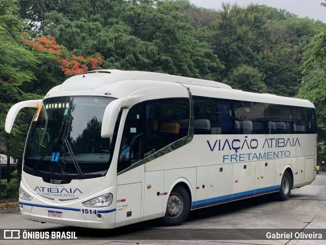 Viação Atibaia São Paulo 1514 na cidade de São Paulo, São Paulo, Brasil, por Gabriel Oliveira. Número da foto: #12976639.