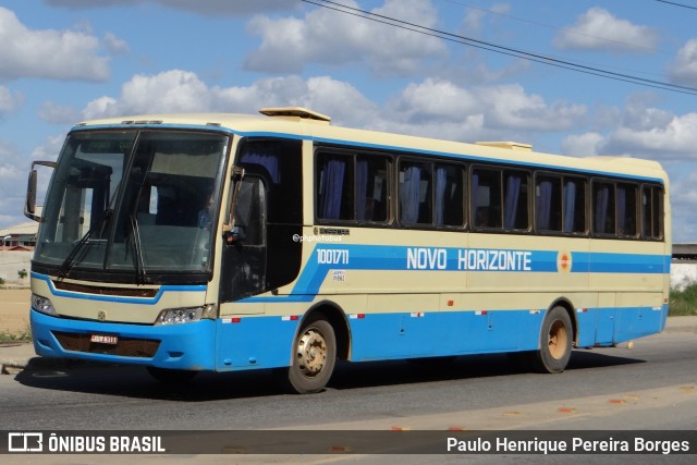 Viação Novo Horizonte 1001711 na cidade de Vitória da Conquista, Bahia, Brasil, por Paulo Henrique Pereira Borges. Número da foto: #12977321.
