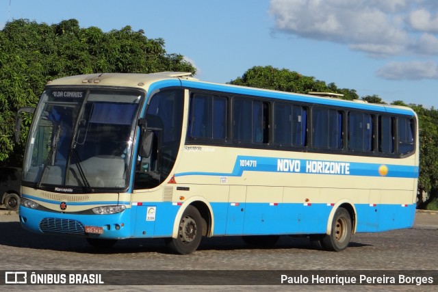 Viação Novo Horizonte 1014711 na cidade de Vitória da Conquista, Bahia, Brasil, por Paulo Henrique Pereira Borges. Número da foto: #12977318.