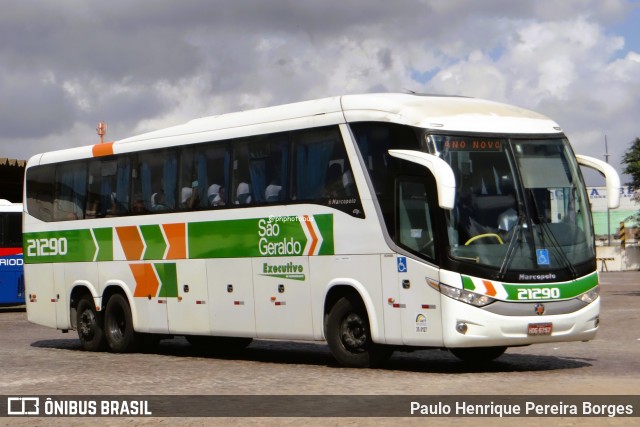 Cia. São Geraldo de Viação 21290 na cidade de Vitória da Conquista, Bahia, Brasil, por Paulo Henrique Pereira Borges. Número da foto: #12977328.