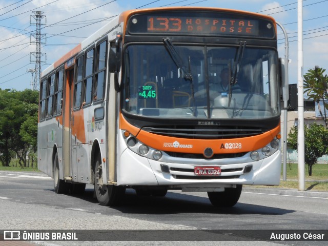 Viação Mirante A02028 na cidade de Nova Iguaçu, Rio de Janeiro, Brasil, por Augusto César. Número da foto: #12977210.