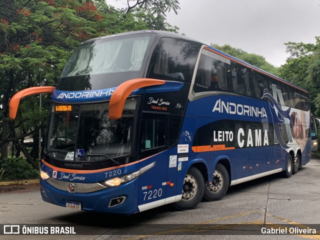 Empresa de Transportes Andorinha 7220 na cidade de São Paulo, São Paulo, Brasil, por Gabriel Oliveira. Número da foto: #12976745.