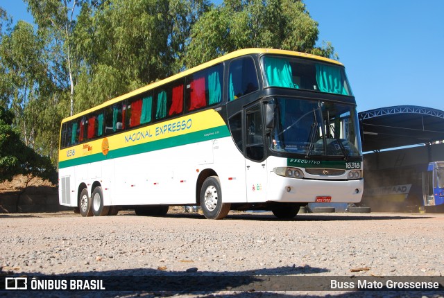 Nacional Expresso 16318 na cidade de Cuiabá, Mato Grosso, Brasil, por Buss Mato Grossense. Número da foto: #12976483.