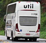 UTIL - União Transporte Interestadual de Luxo 11708 na cidade de Santos Dumont, Minas Gerais, Brasil, por Isaias Ralen. Número da foto: #:id.
