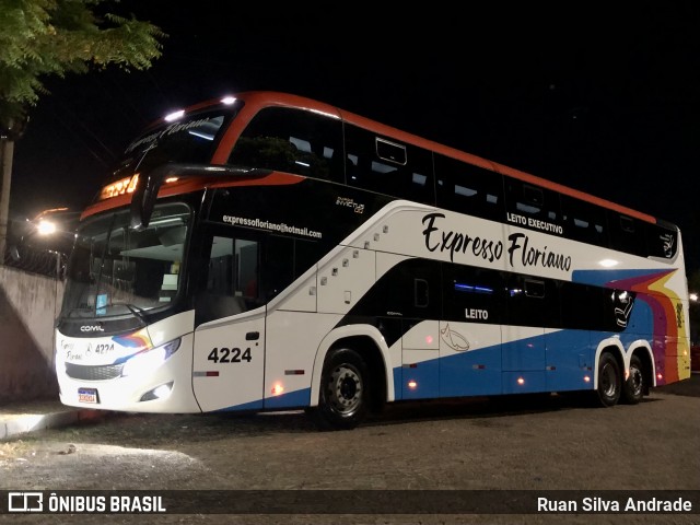 Expresso Floriano 4224 na cidade de Teresina, Piauí, Brasil, por Ruan Silva Andrade. Número da foto: #12978436.