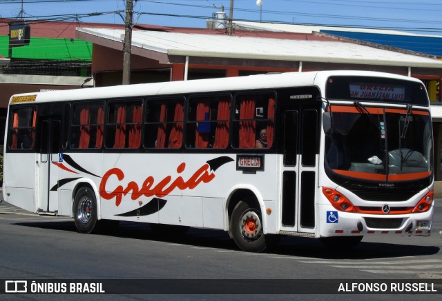 Transportes Rodríguez GRECIA na cidade de Grecia, Grecia, Alajuela, Costa Rica, por Alfonso Russell. Número da foto: #12978784.