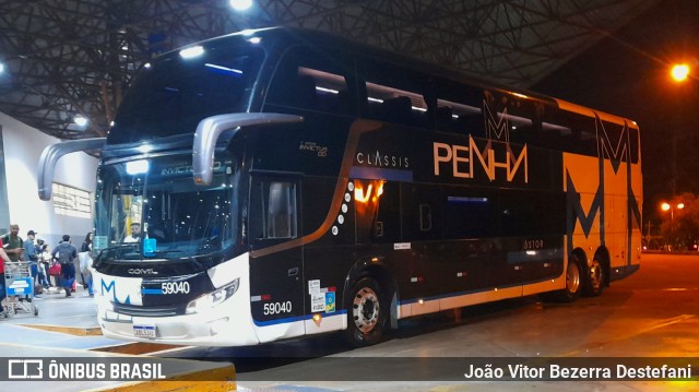Empresa de Ônibus Nossa Senhora da Penha 59040 na cidade de Maringá, Paraná, Brasil, por João Vitor Bezerra Destefani. Número da foto: #12978588.