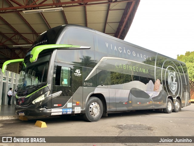 Viação Garcia 87039 na cidade de Londrina, Paraná, Brasil, por Júnior Juninho. Número da foto: #12978612.