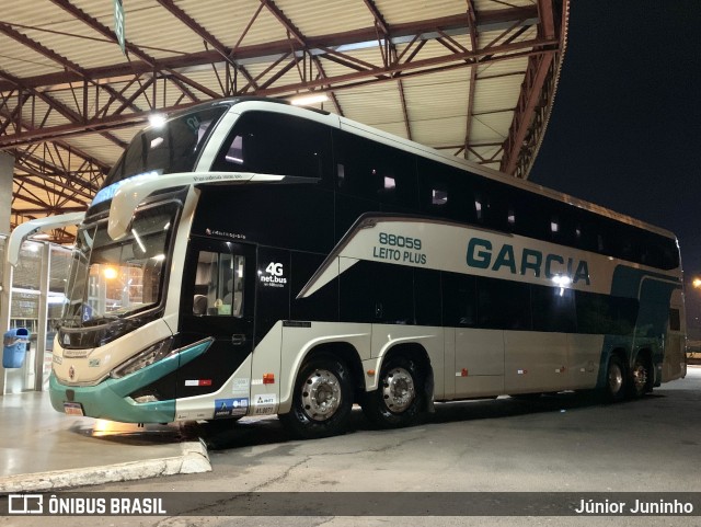Viação Garcia 88059 na cidade de Londrina, Paraná, Brasil, por Júnior Juninho. Número da foto: #12978785.