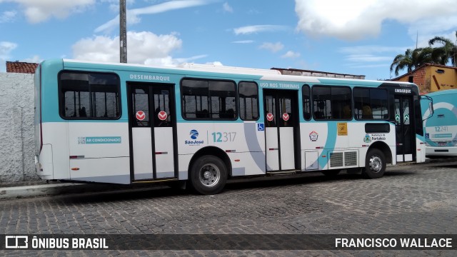 Auto Viação São José 12317 na cidade de Fortaleza, Ceará, Brasil, por FRANCISCO WALLACE. Número da foto: #12980087.