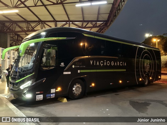 Viação Garcia 92141 na cidade de Londrina, Paraná, Brasil, por Júnior Juninho. Número da foto: #12978895.