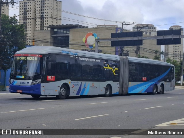 Next Mobilidade - ABC Sistema de Transporte 8314 na cidade de São Bernardo do Campo, São Paulo, Brasil, por Matheus Ribeiro. Número da foto: #12979531.