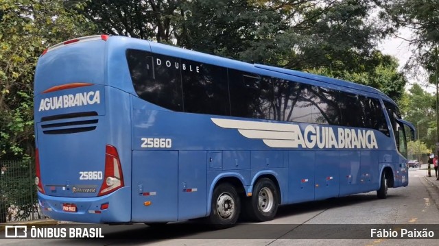 Viação Águia Branca 25860 na cidade de São Paulo, São Paulo, Brasil, por Fábio Paixão. Número da foto: #12980489.