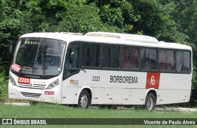 Borborema Imperial Transportes 2223 na cidade de Recife, Pernambuco, Brasil, por Vicente de Paulo Alves. Número da foto: #12979586.