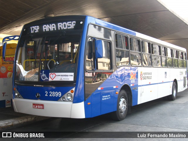Sambaíba Transportes Urbanos 2 2899 na cidade de São Paulo, São Paulo, Brasil, por Luiz Fernando Maximo. Número da foto: #12979318.