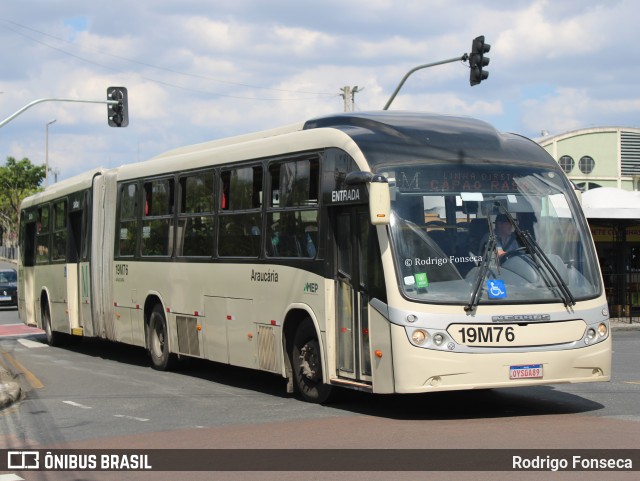 Araucária Transportes Coletivos 19M76 na cidade de Curitiba, Paraná, Brasil, por Rodrigo Fonseca. Número da foto: #12980242.