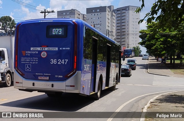 Vipol Transportes Rodoviários - TIPBUS - Transportes Intermunicipal 36.247 na cidade de Guarulhos, São Paulo, Brasil, por Felipe Mariz. Número da foto: #12977963.