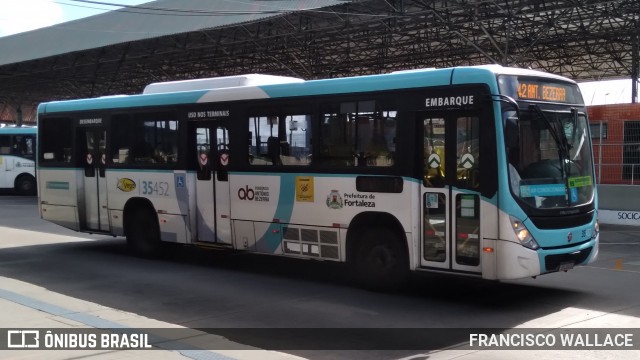 Rota Sol > Vega Transporte Urbano 35452 na cidade de Fortaleza, Ceará, Brasil, por FRANCISCO WALLACE. Número da foto: #12980077.