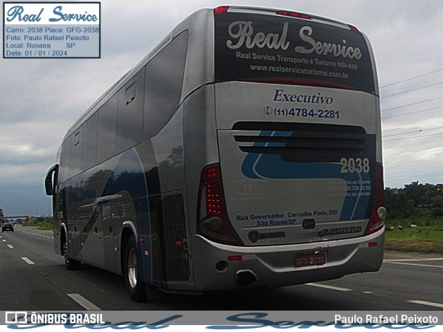 Real Service Turismo 2038 na cidade de Roseira, São Paulo, Brasil, por Paulo Rafael Peixoto. Número da foto: #12978398.