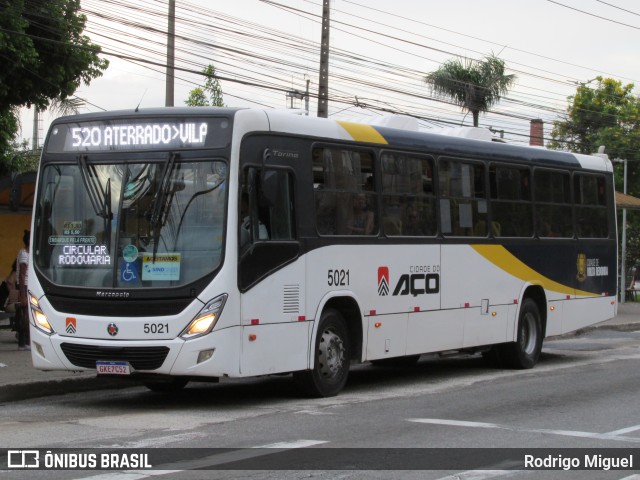Viação Cidade do Aço 5021 na cidade de Volta Redonda, Rio de Janeiro, Brasil, por Rodrigo Miguel. Número da foto: #12980651.