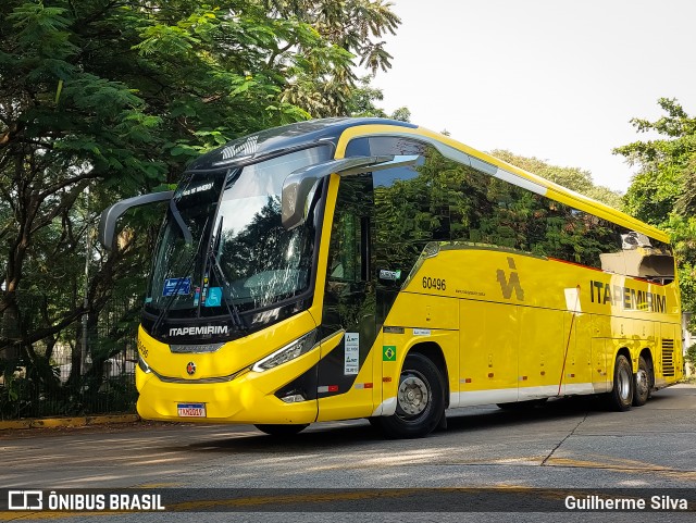 Viação Nova Itapemirim 60496 na cidade de São Paulo, São Paulo, Brasil, por Guilherme Silva. Número da foto: #12978035.