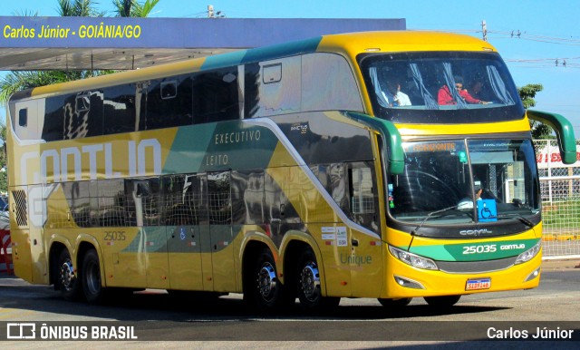 Empresa Gontijo de Transportes 25035 na cidade de Goiânia, Goiás, Brasil, por Carlos Júnior. Número da foto: #12979025.