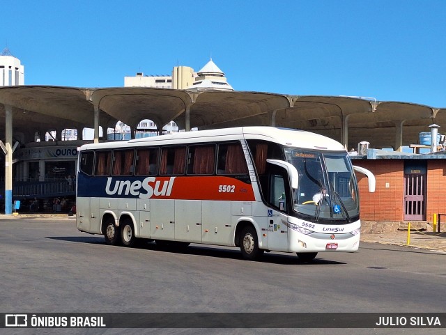Unesul de Transportes 5502 na cidade de Porto Alegre, Rio Grande do Sul, Brasil, por JULIO SILVA. Número da foto: #12978981.