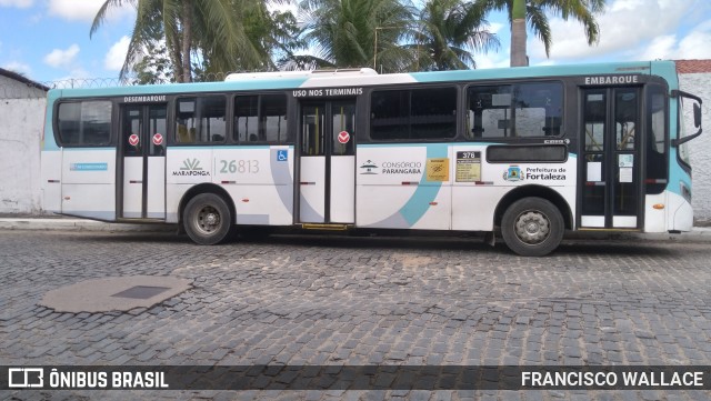 Maraponga Transportes 26813 na cidade de Fortaleza, Ceará, Brasil, por FRANCISCO WALLACE. Número da foto: #12980082.
