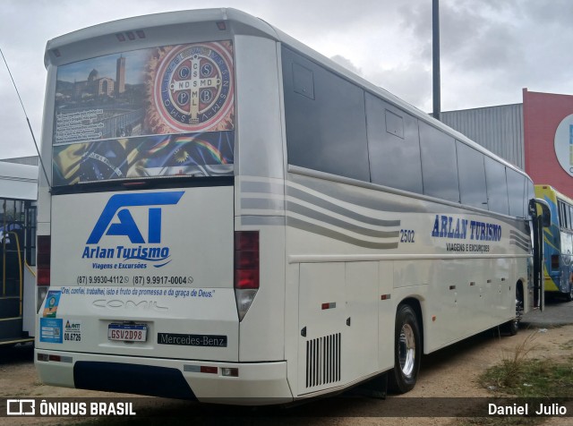 Arlan Turismo 2502 na cidade de Caruaru, Pernambuco, Brasil, por Daniel  Julio. Número da foto: #12979265.