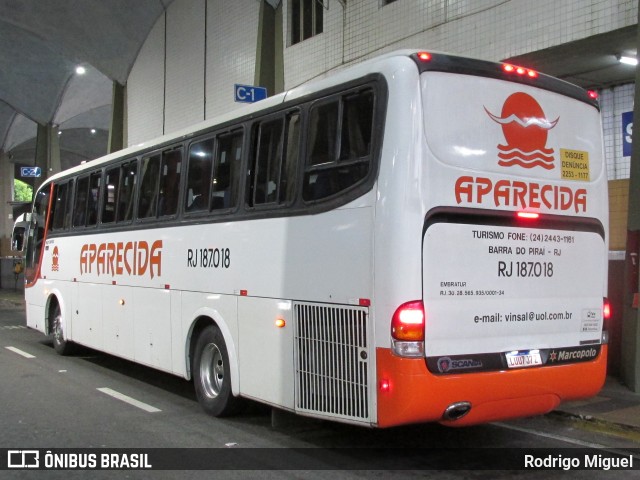 VINSAL - Viação Nossa Senhora Aparecida RJ 187.018 na cidade de Volta Redonda, Rio de Janeiro, Brasil, por Rodrigo Miguel. Número da foto: #12979702.