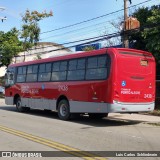 Restinga Transportes Coletivos 2438 na cidade de Porto Alegre, Rio Grande do Sul, Brasil, por Luis Carlos  Schlindwein. Número da foto: #:id.