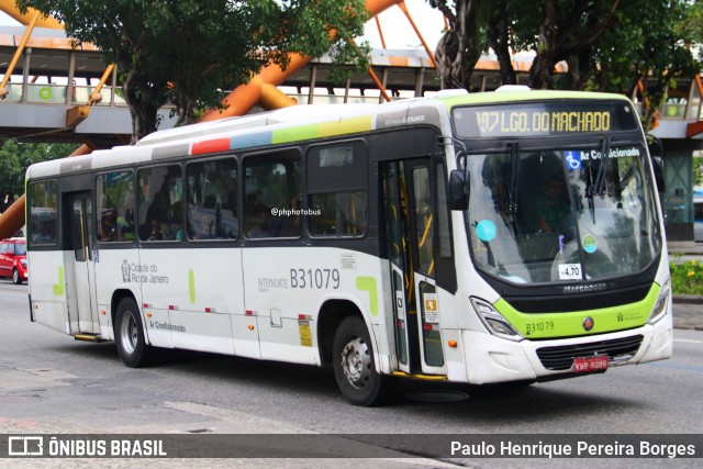 Viação VG B31079 na cidade de Rio de Janeiro, Rio de Janeiro, Brasil, por Paulo Henrique Pereira Borges. Número da foto: #12983020.