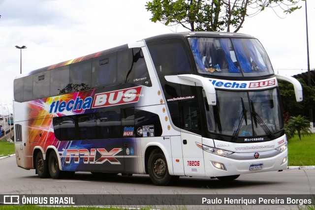 Flecha Bus 78206 na cidade de Florianópolis, Santa Catarina, Brasil, por Paulo Henrique Pereira Borges. Número da foto: #12982134.